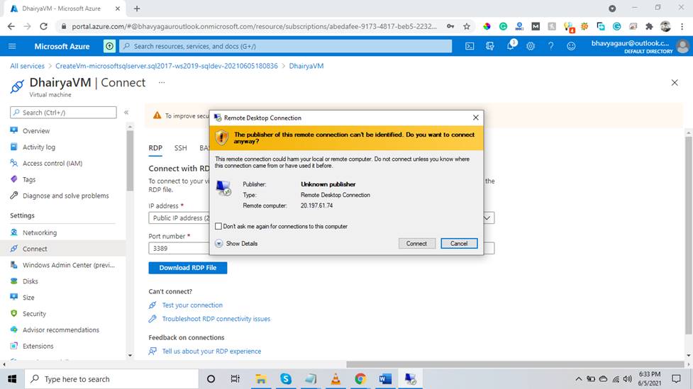 How To Create A SQL Server Instance In The Managed Virtual Machine